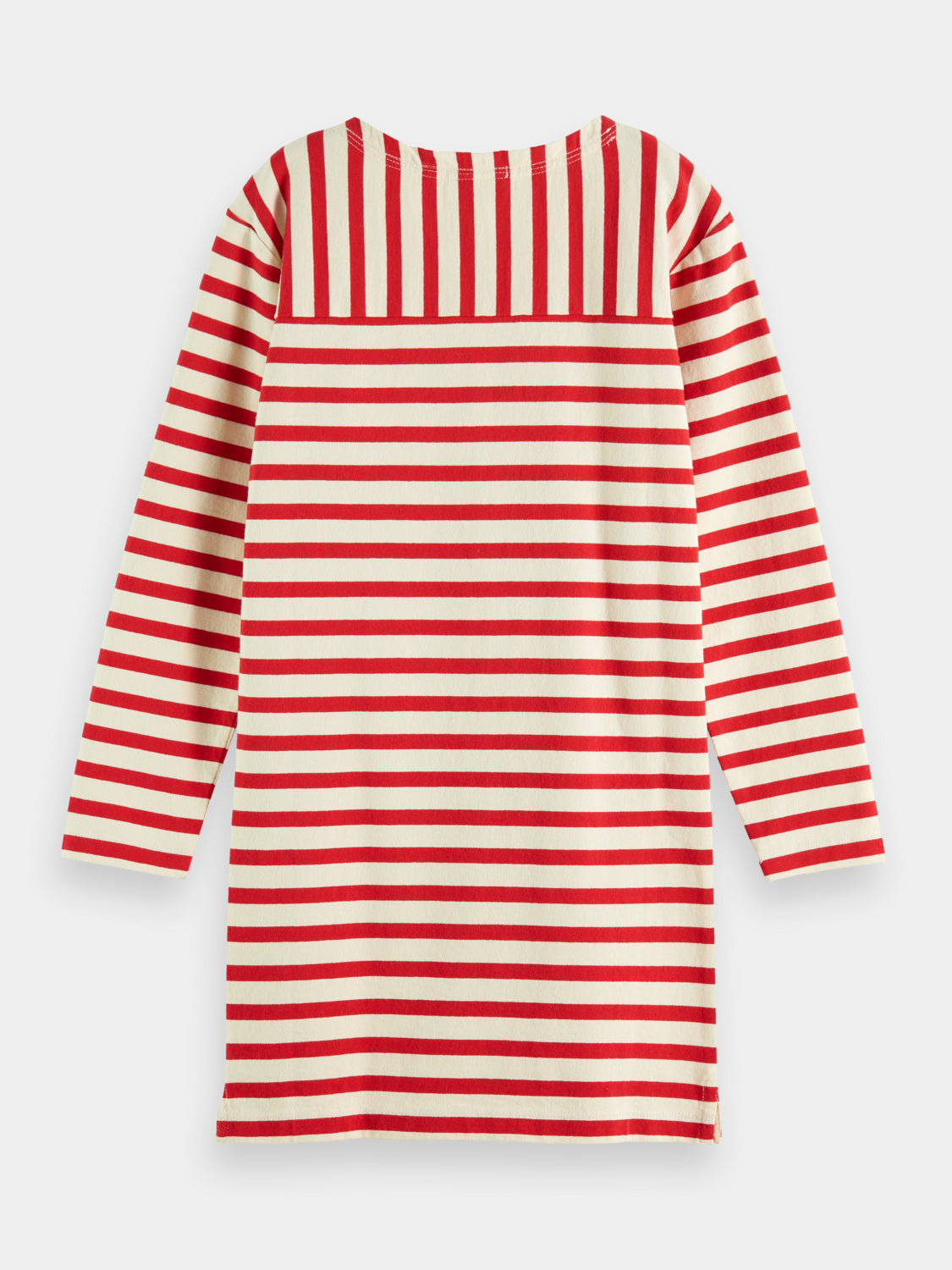 Kids - Breton striped sweat dress - Scotch & Soda AU