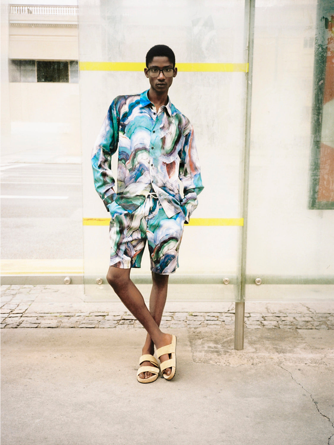 Printed tencel shirt - Scotch & Soda AU