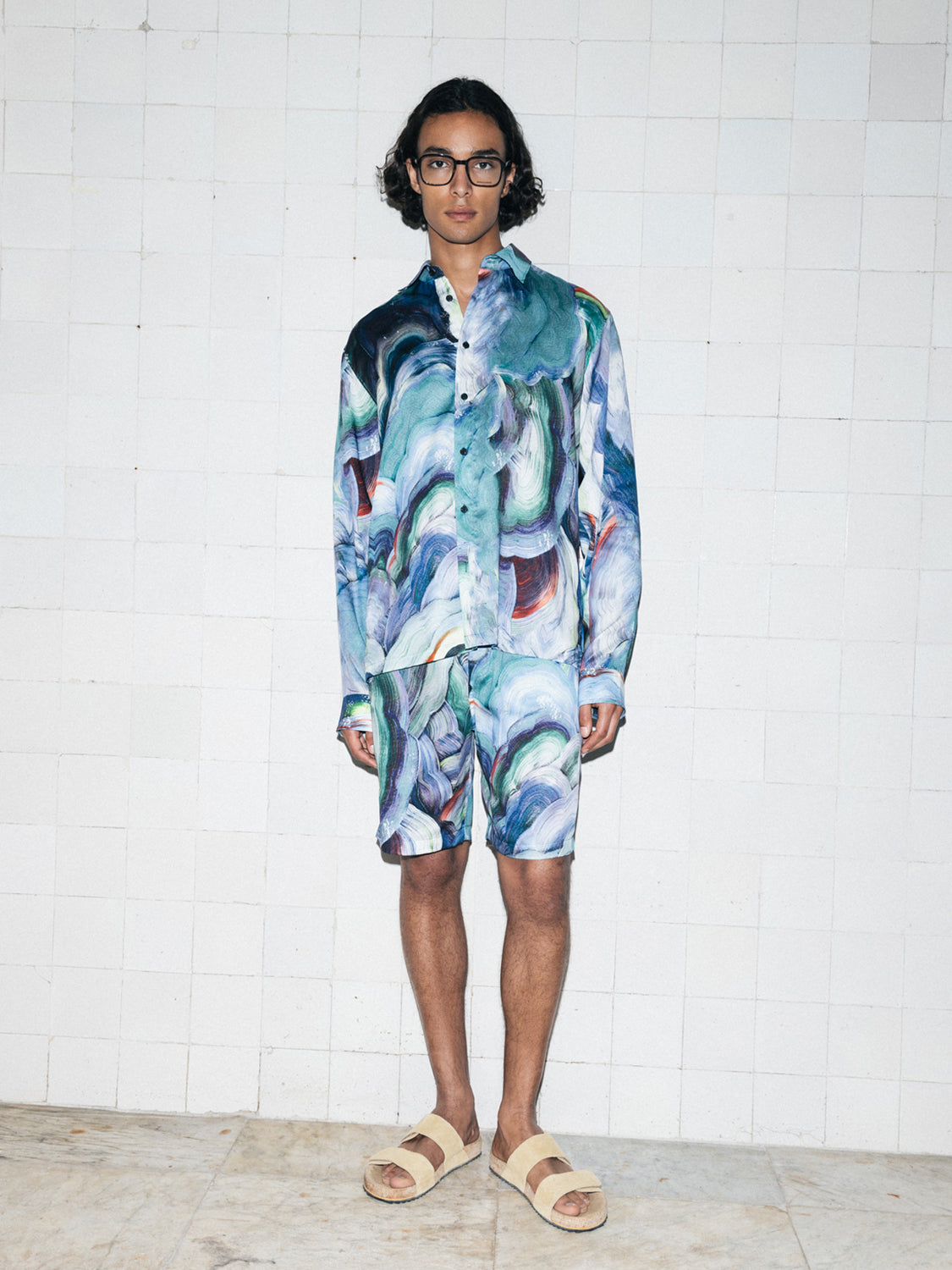 Printed tencel shirt - Scotch & Soda AU