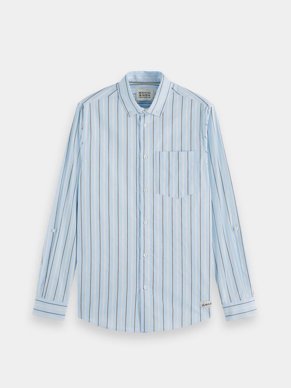 Dobby striped shirt