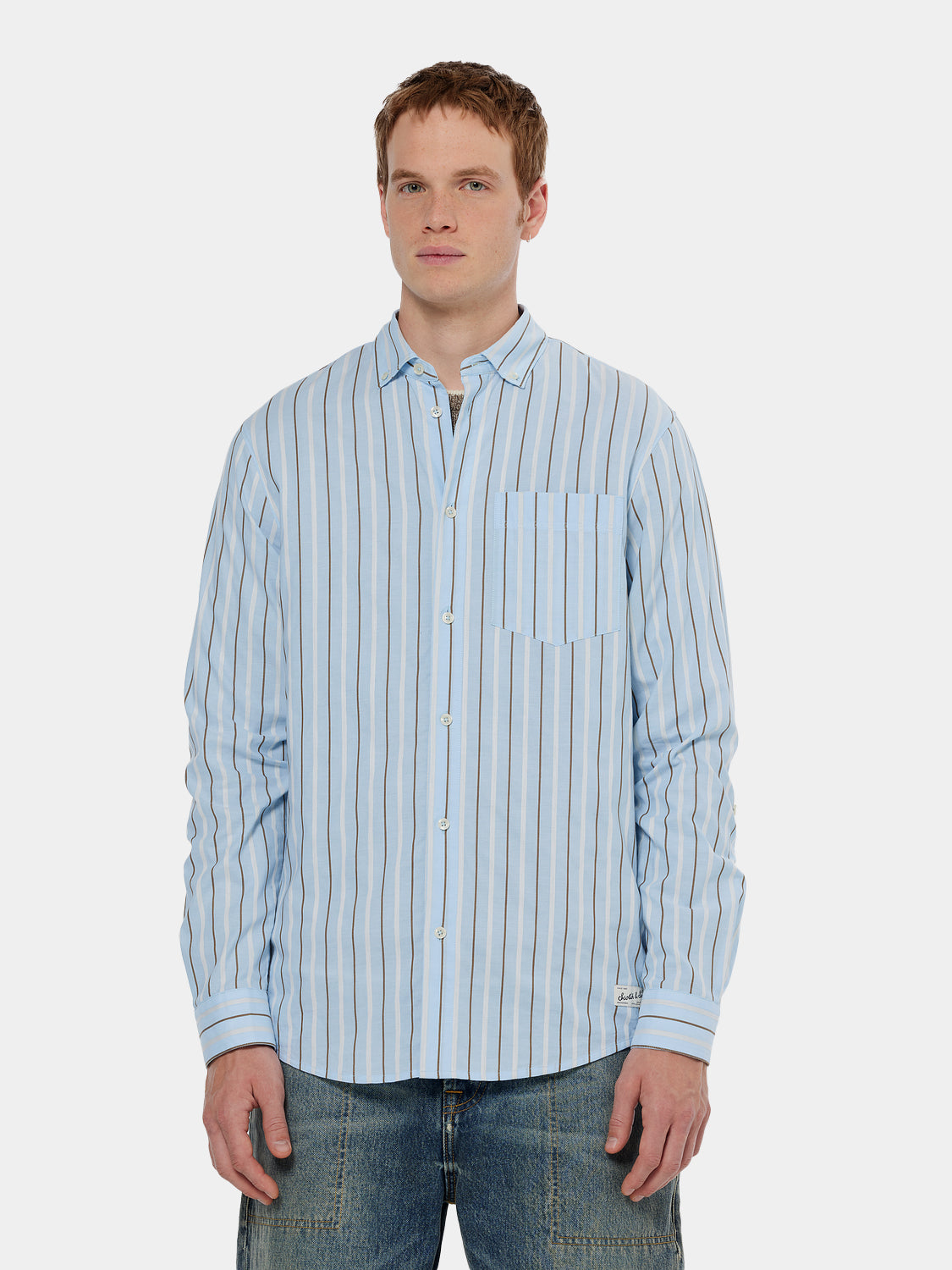 Dobby striped shirt