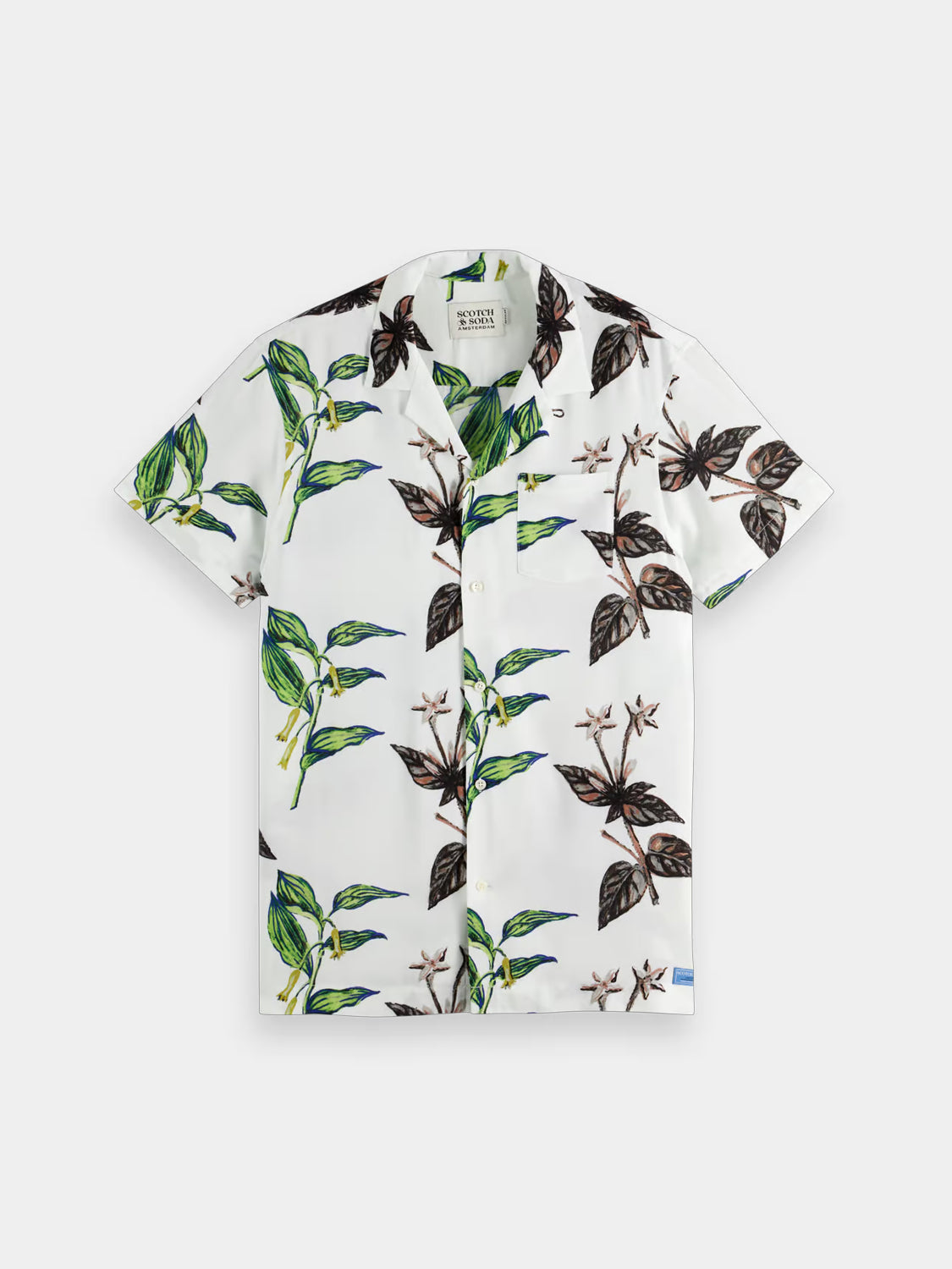 Printed viscose shirt - Scotch & Soda AU
