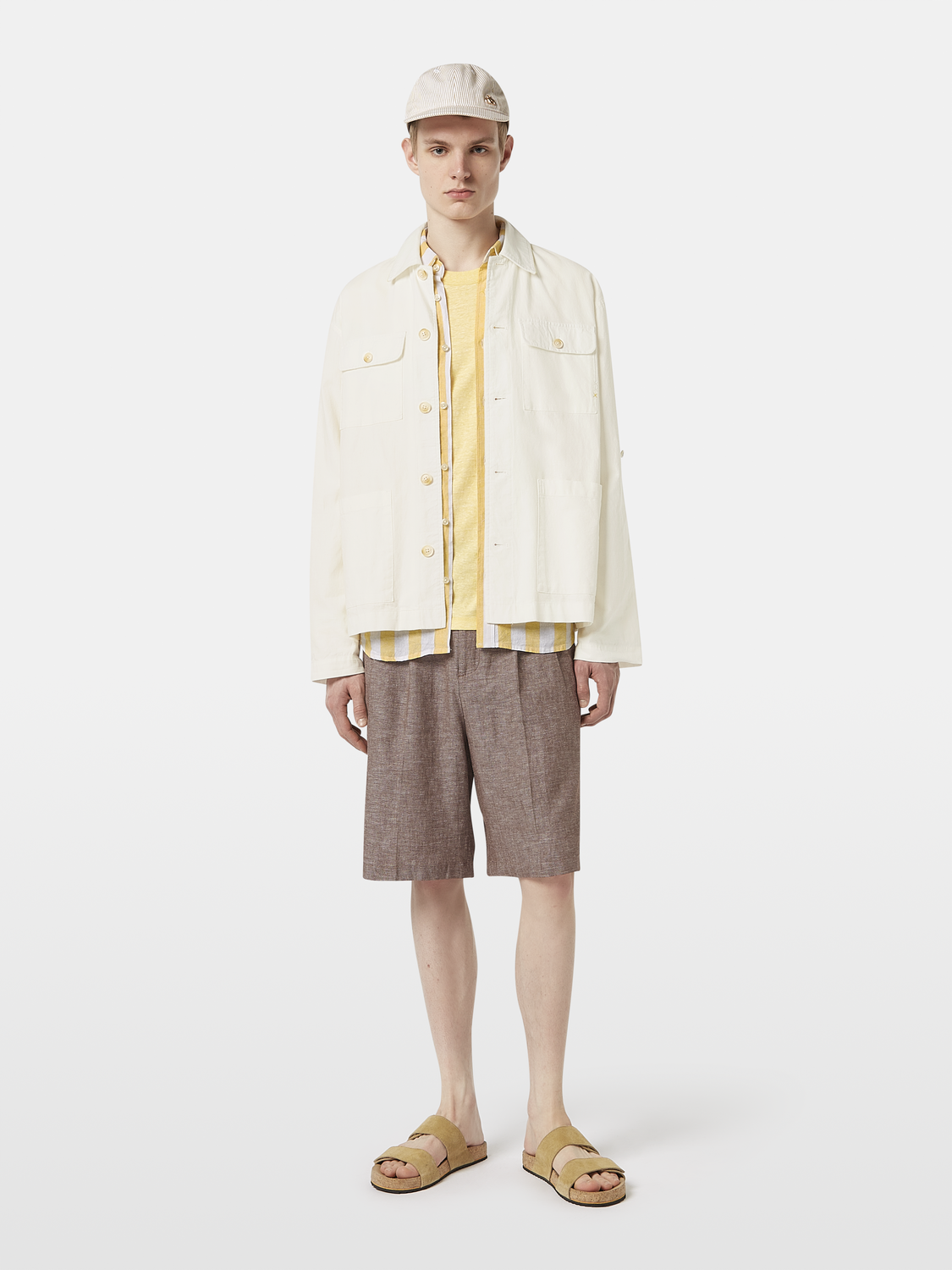Cotton-linen overshirt - Scotch & Soda AU