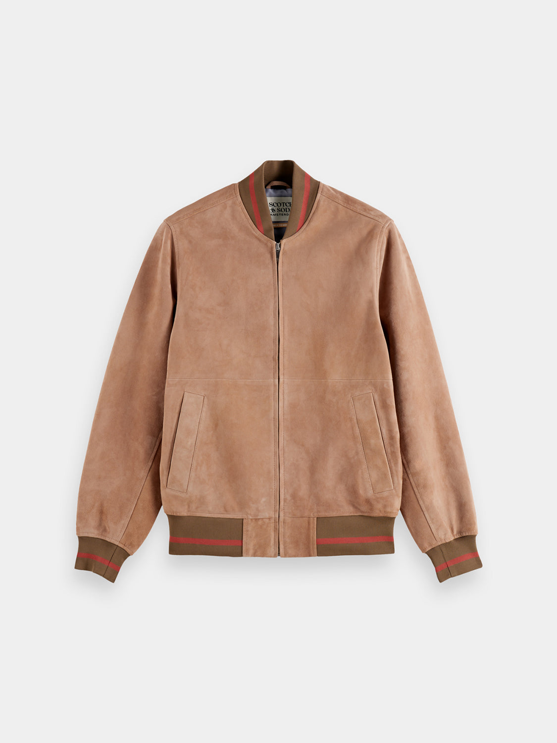 Suede bomber jacket - Scotch & Soda AU