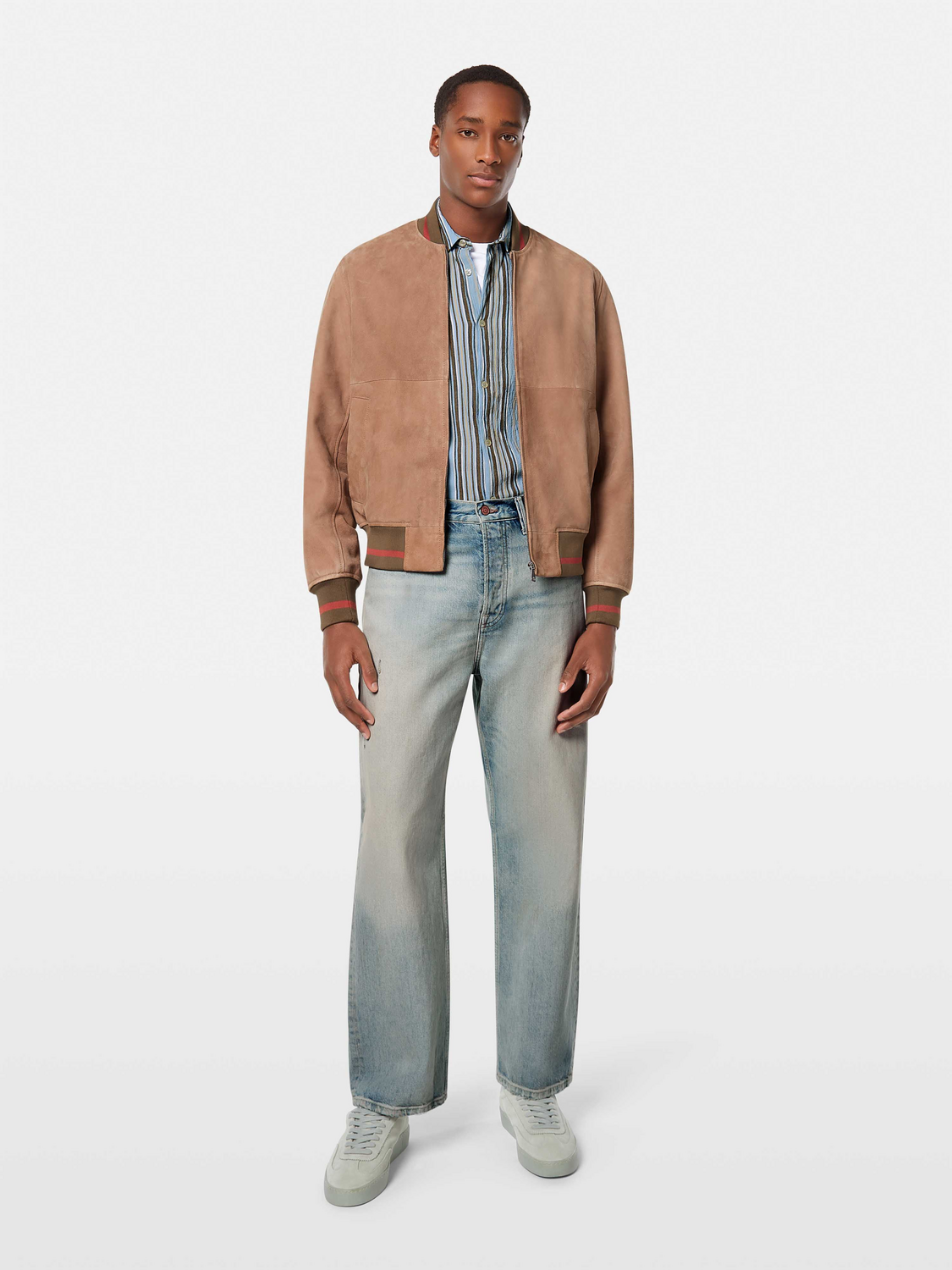 Suede bomber jacket - Scotch & Soda AU