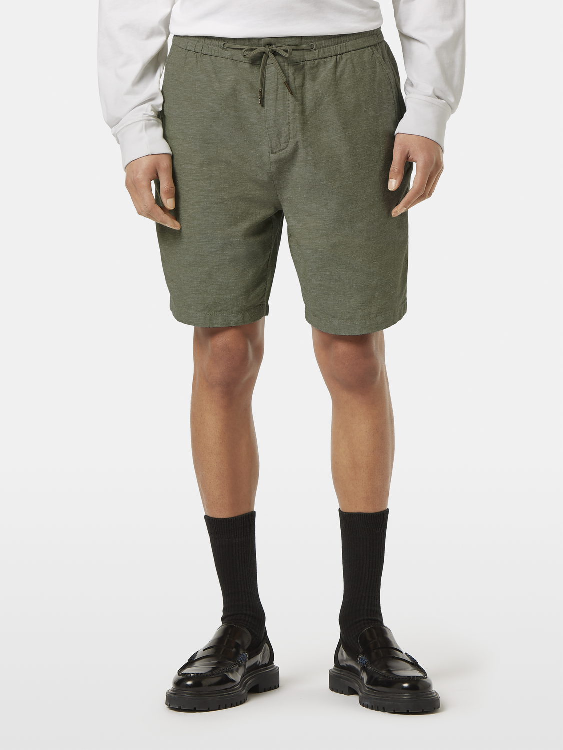 Fave cotton-linen shorts - Scotch & Soda AU