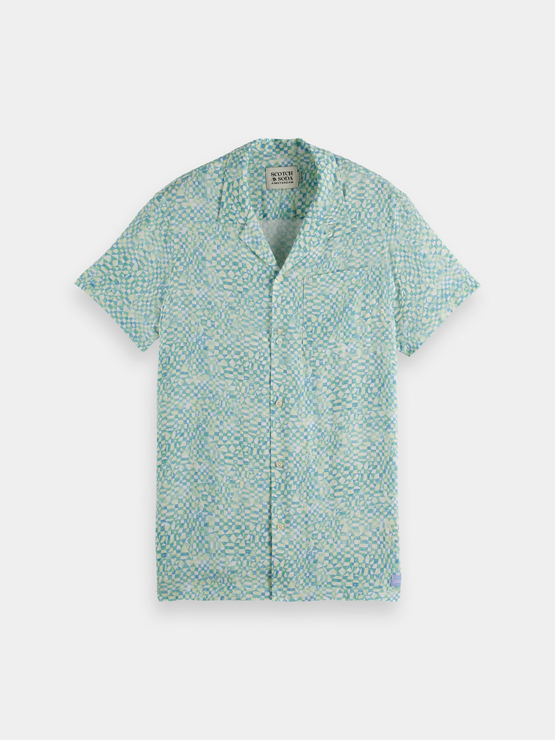 Printed short sleeved shirt - Scotch & Soda AU