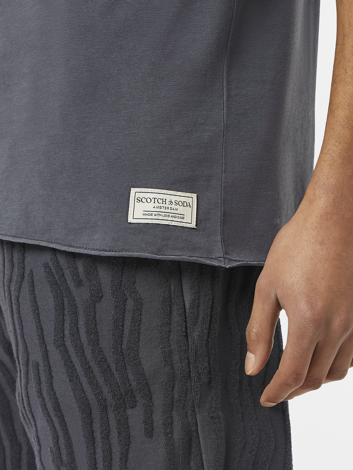 Raw edge t-shirt - Scotch & Soda AU