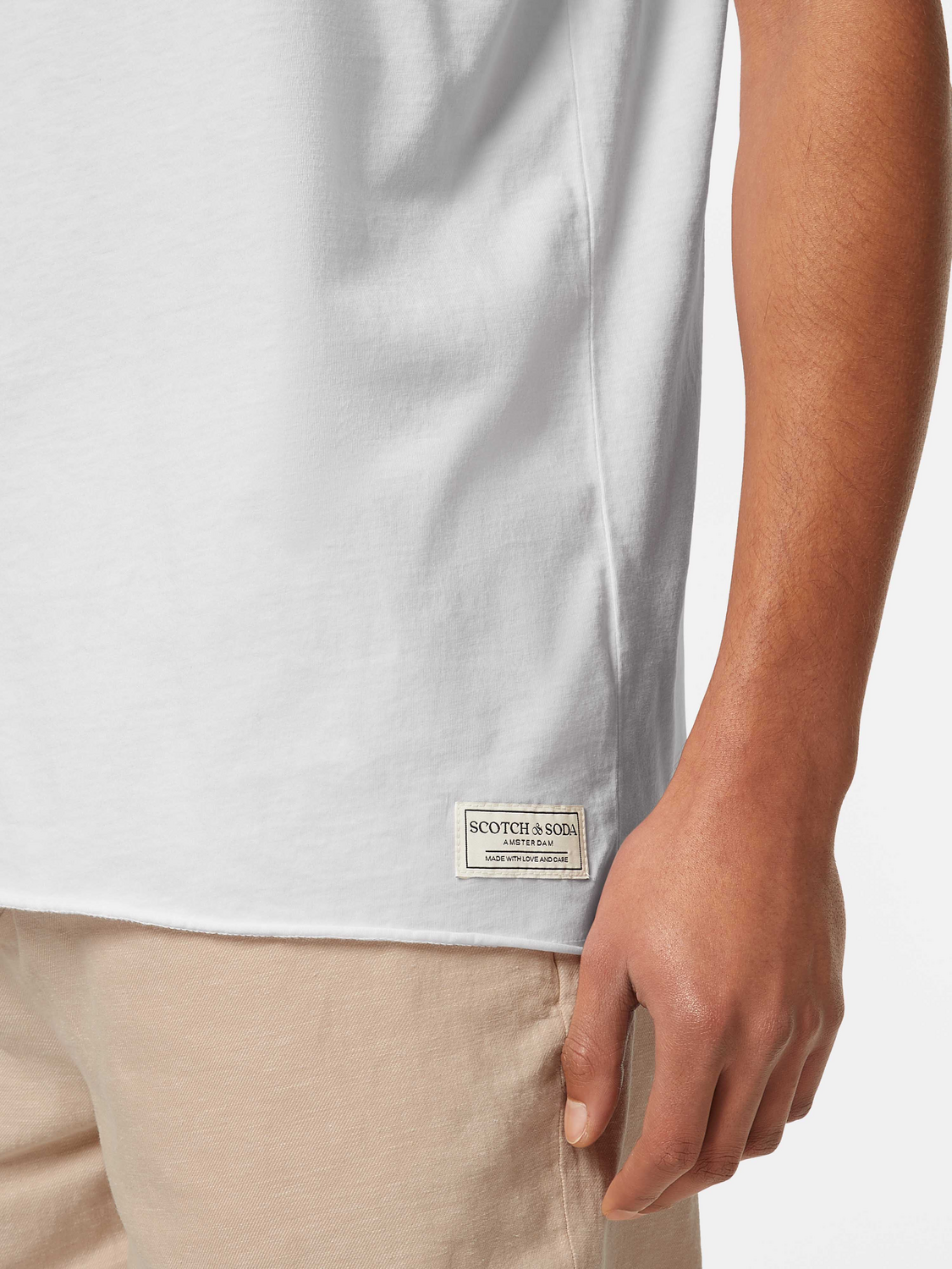 Raw edge t-shirt - Scotch & Soda AU