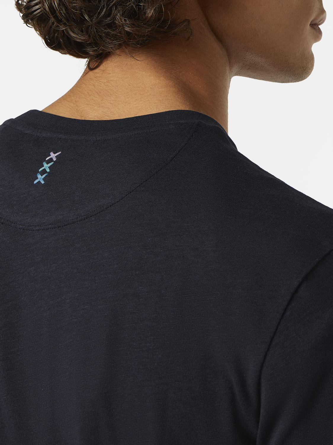 Cotton-linen t-shirt - Scotch & Soda AU