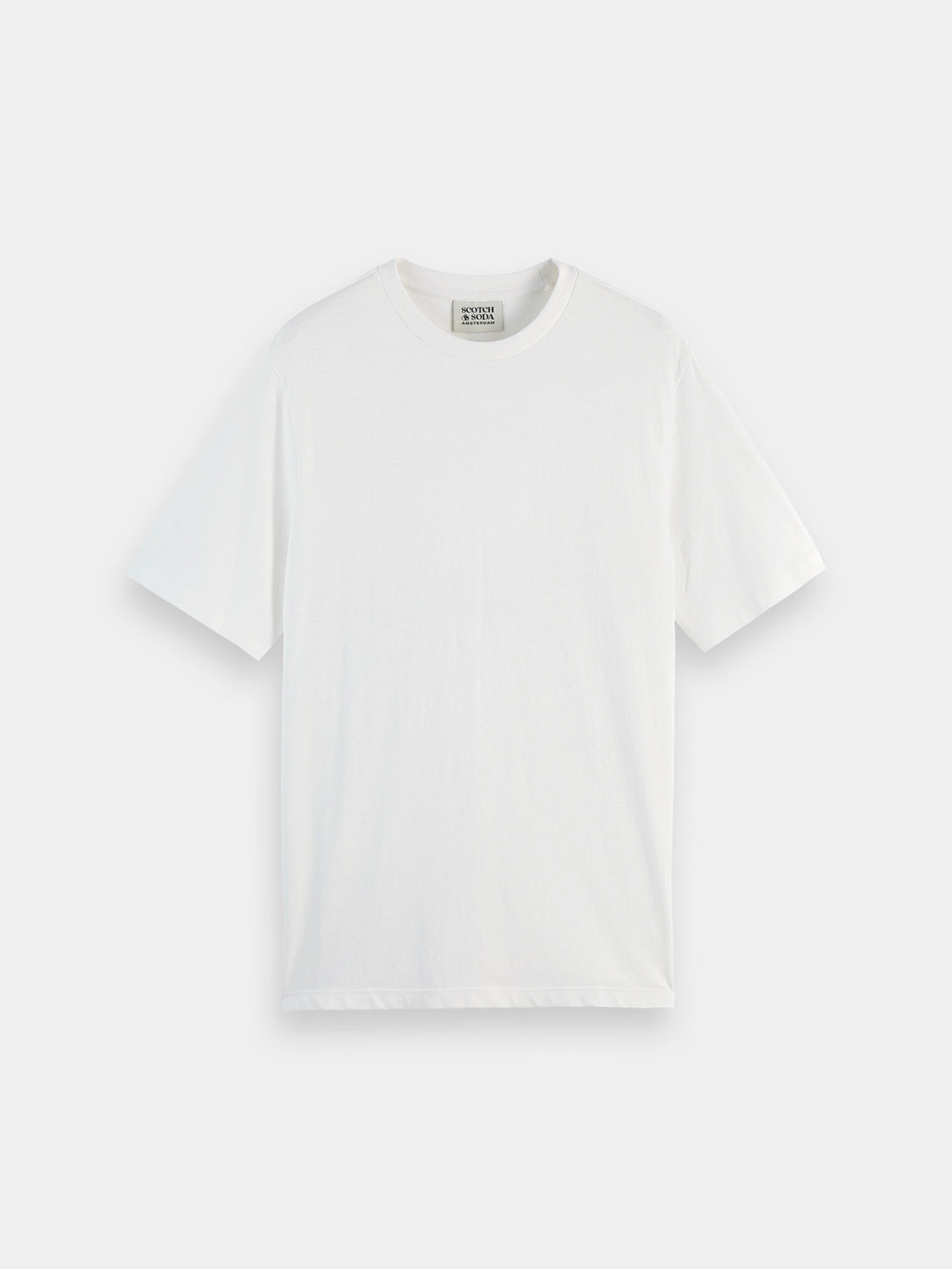 Cotton-linen t-shirt - Scotch & Soda AU