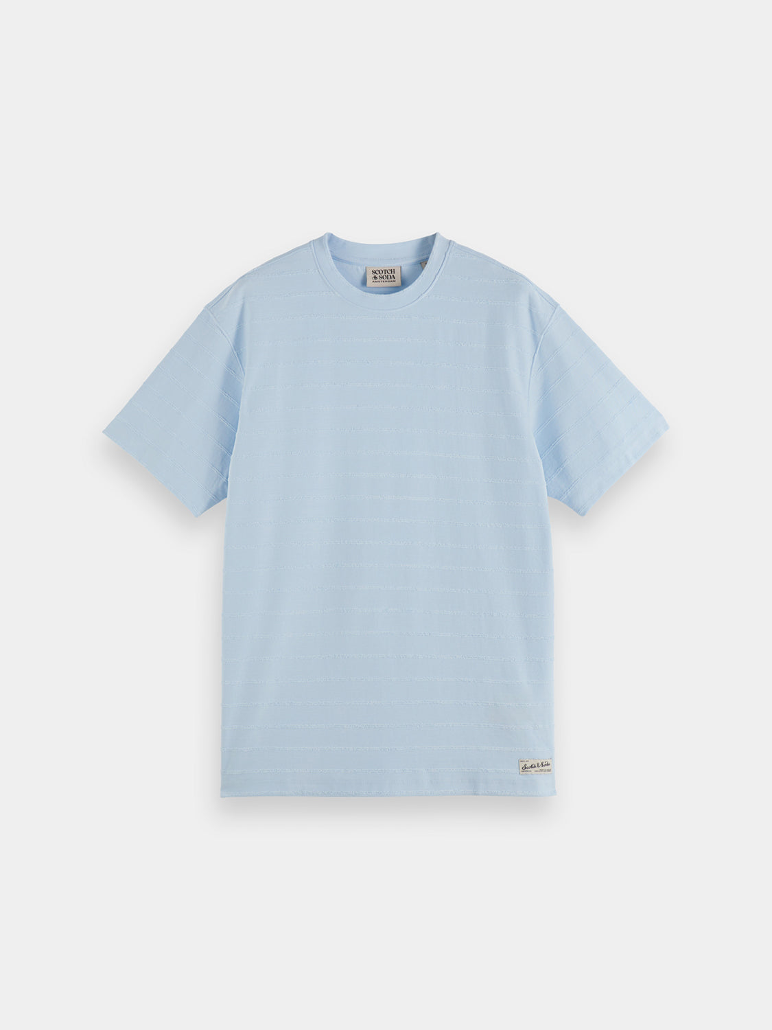 Towelling striped t-shirt - Scotch & Soda AU