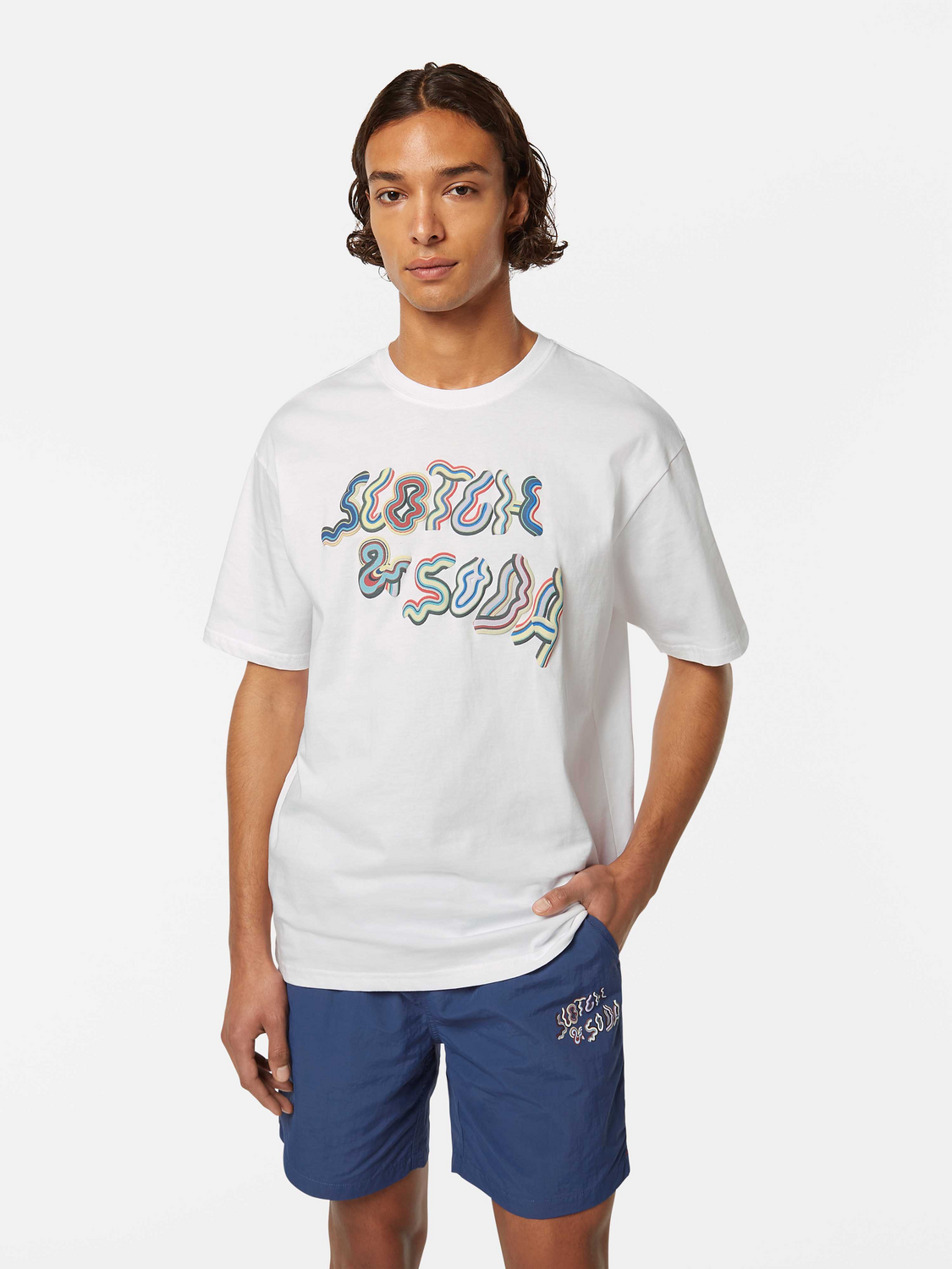 Graphic logo t-shirt - Scotch & Soda AU