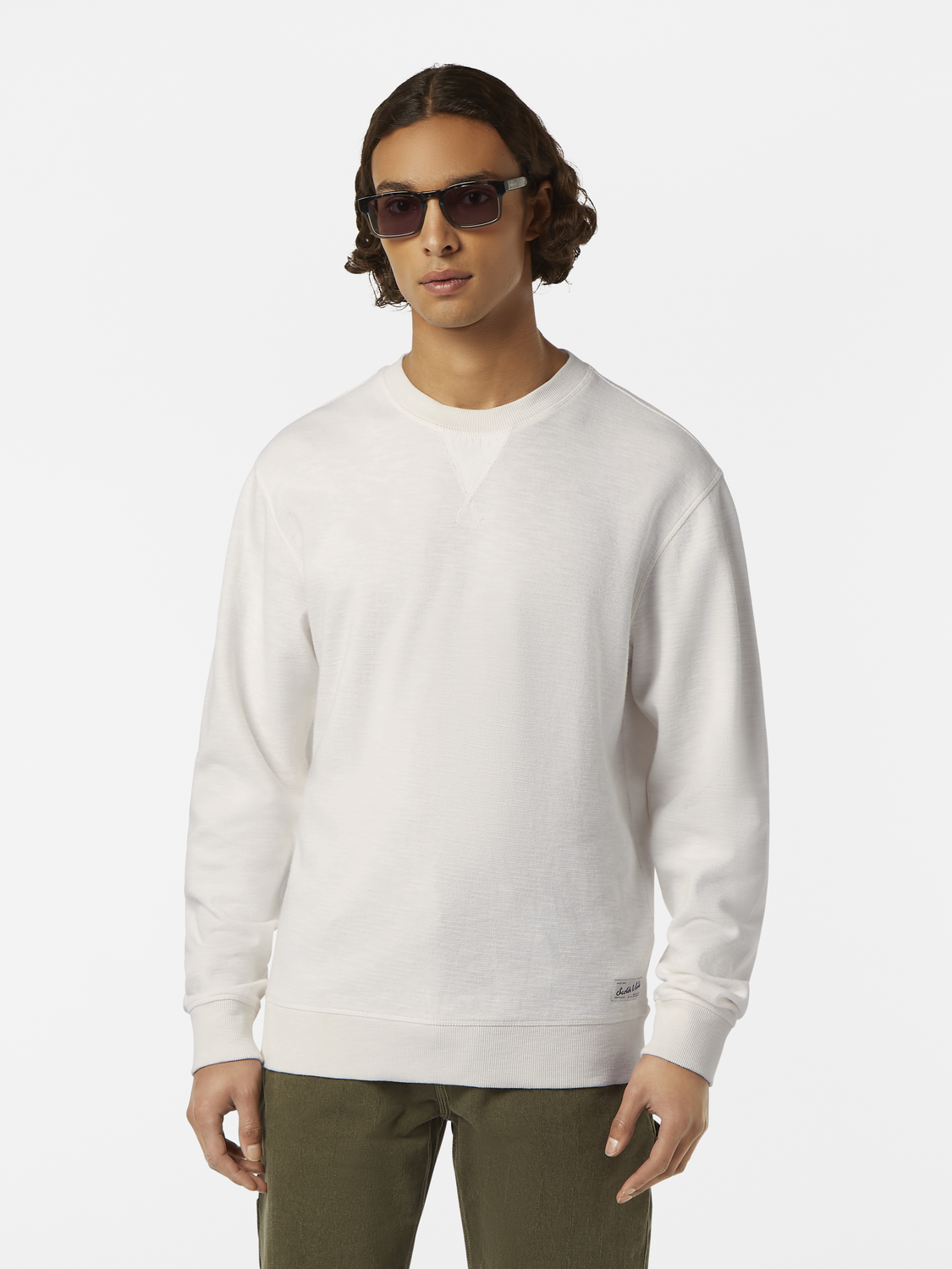 Garment-dyed sweatshirt - Scotch & Soda AU