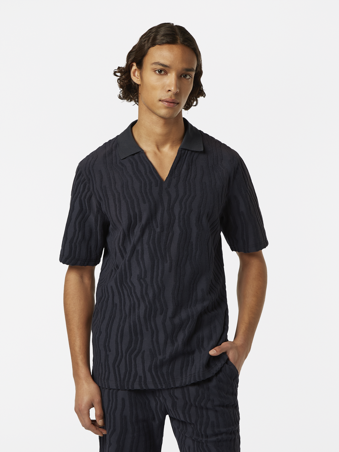 Jacquard terry polo - Scotch & Soda AU