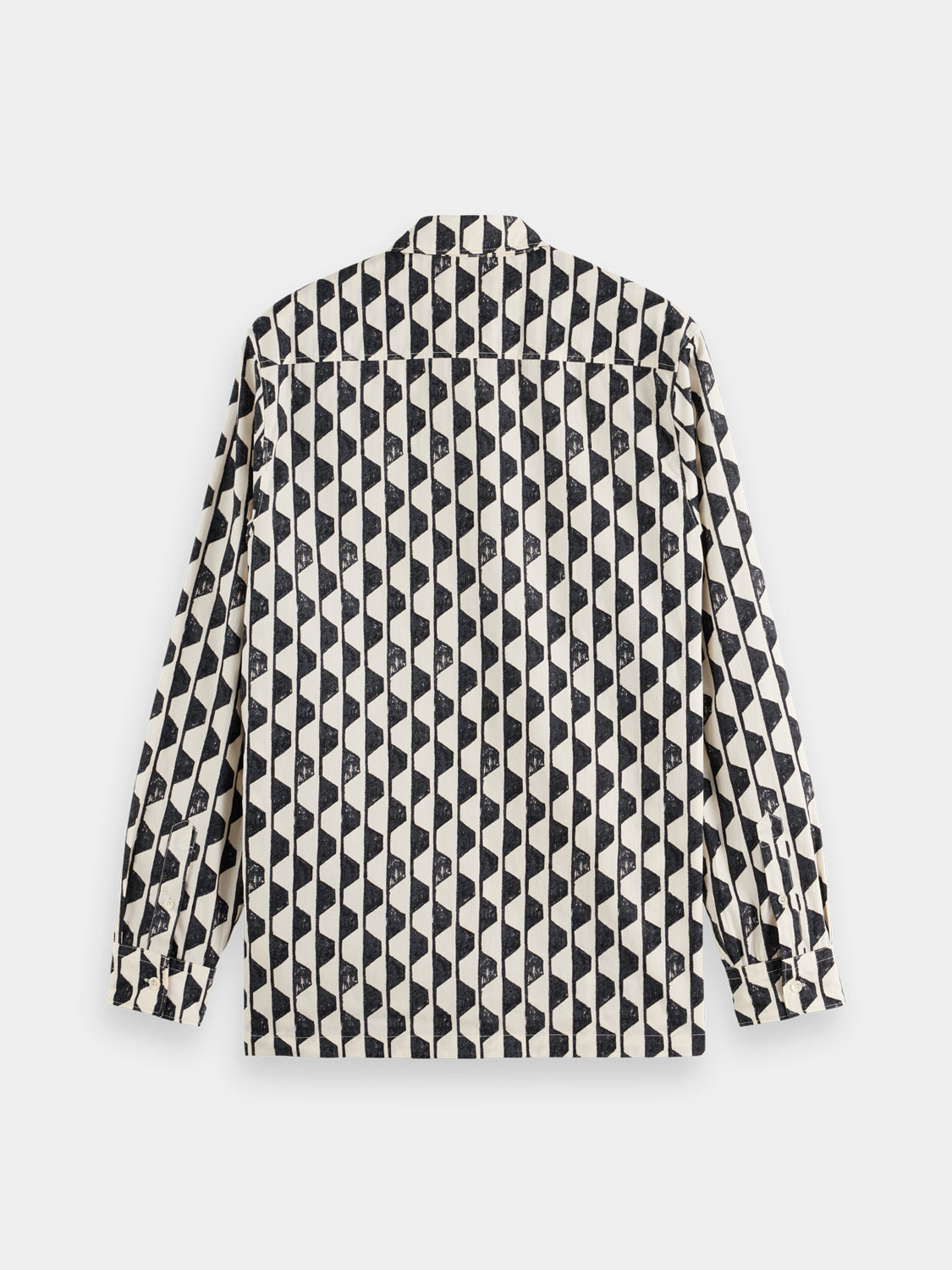 Geo-print shirt