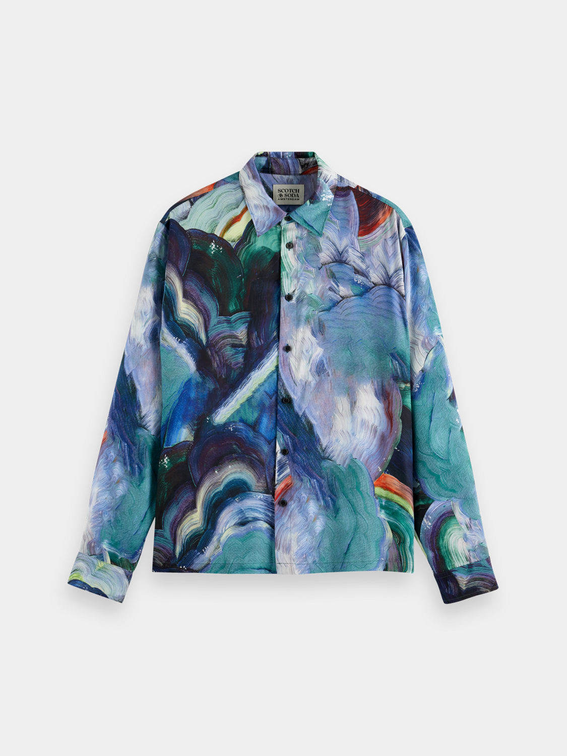 Printed tencel shirt - Scotch & Soda AU