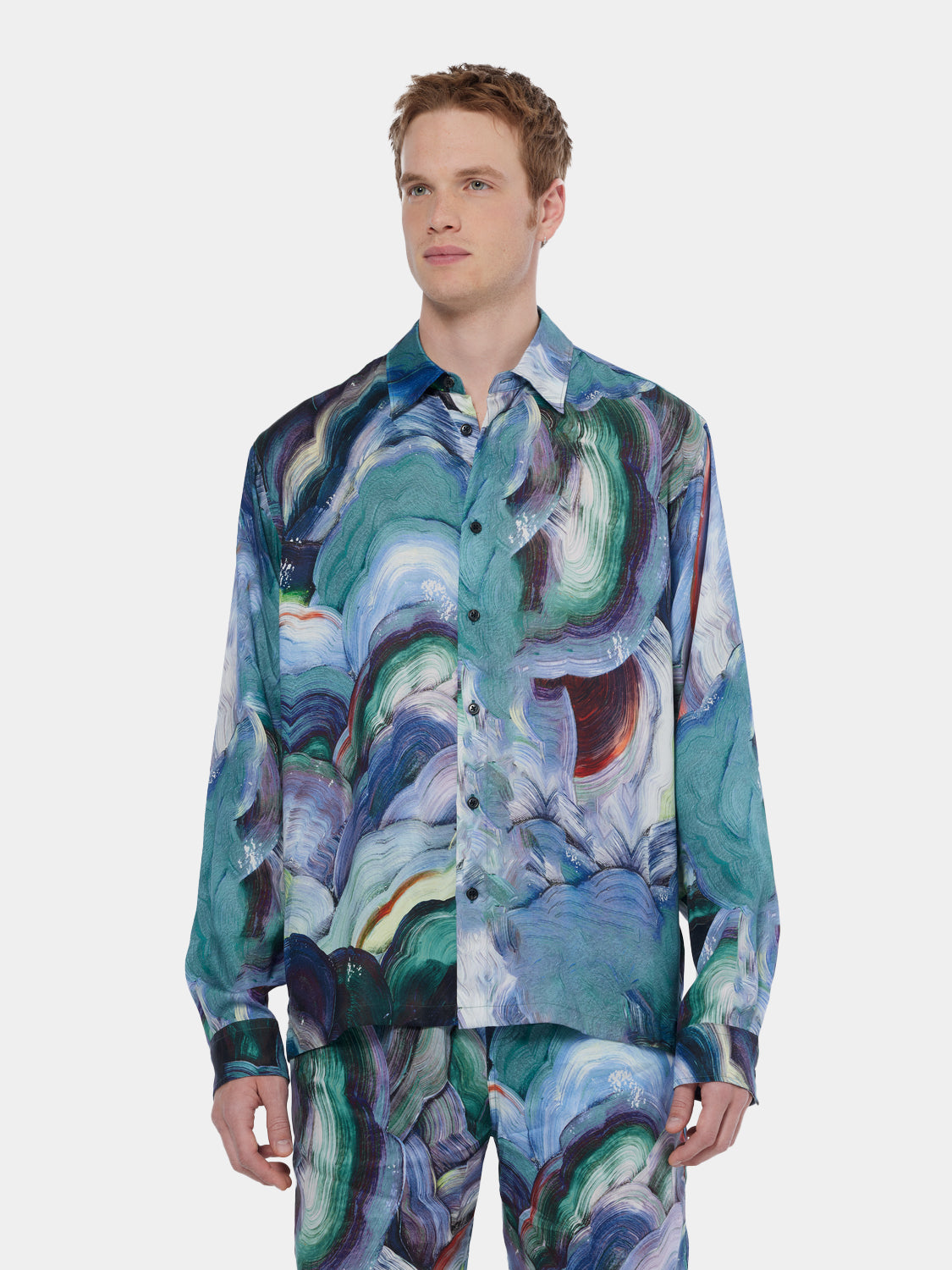 Printed tencel shirt - Scotch & Soda AU
