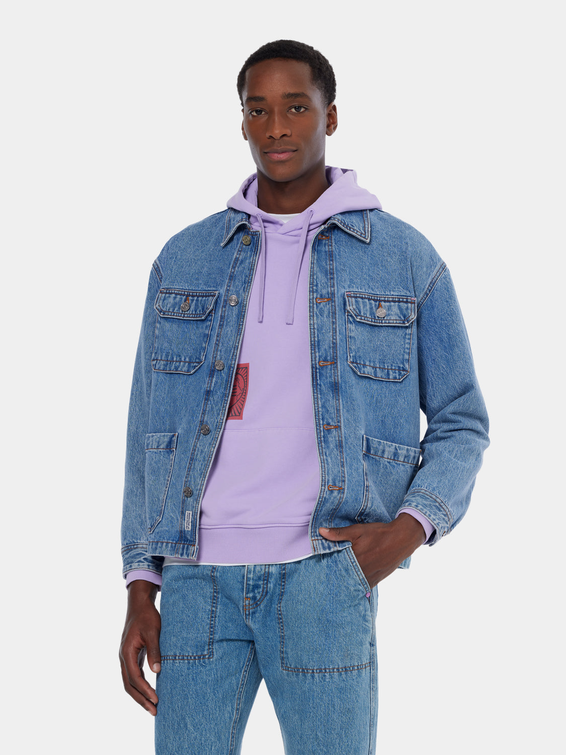 Denim workwear jacket - Scotch & Soda AU