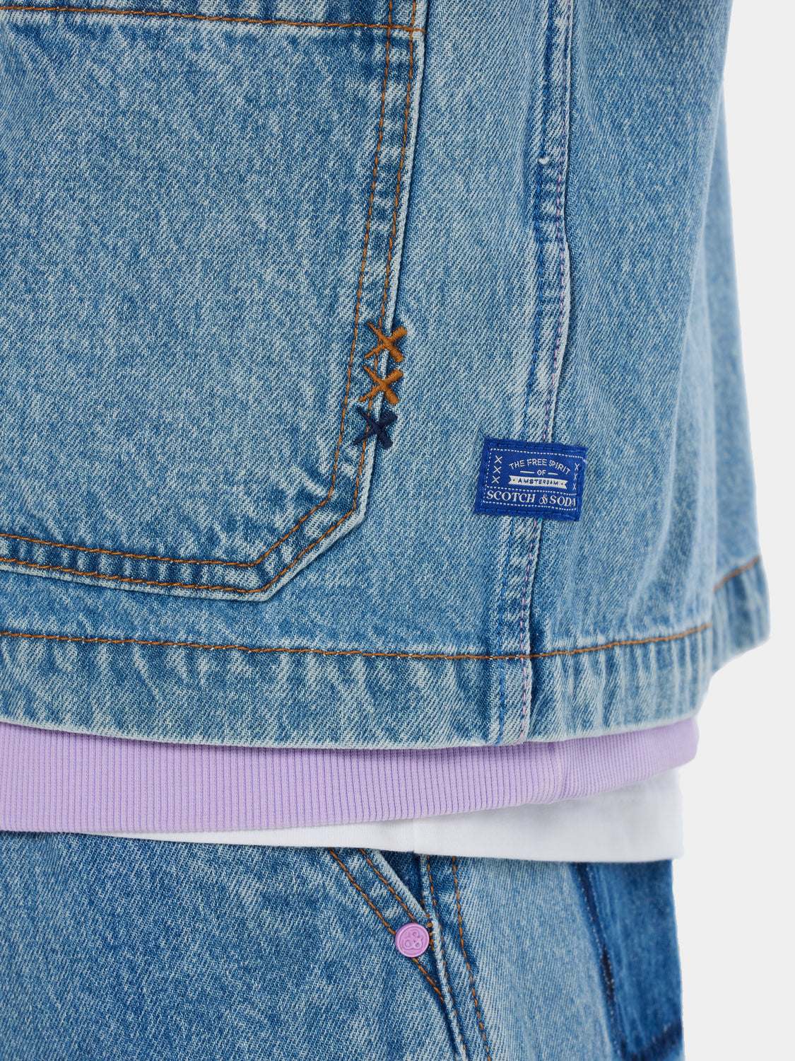 Denim workwear jacket - Scotch & Soda AU