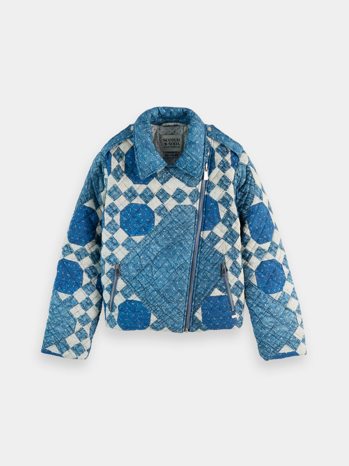 Quilted biker jacket - Scotch & Soda AU