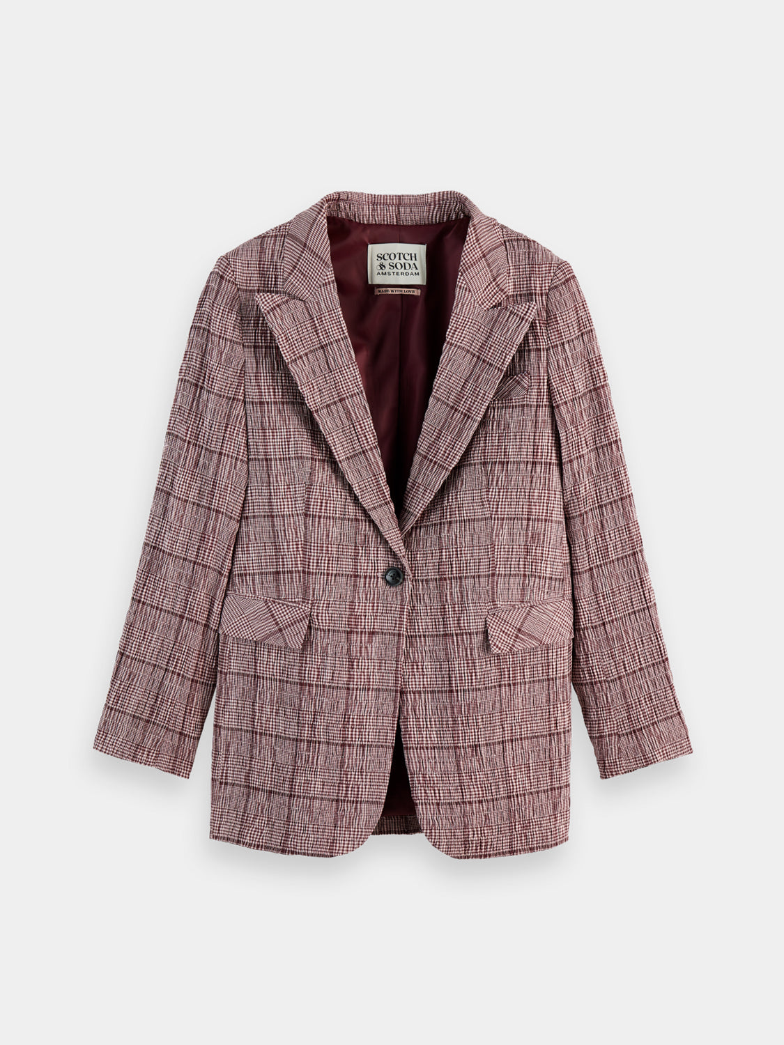 Seersucker blazer - Scotch & Soda AU