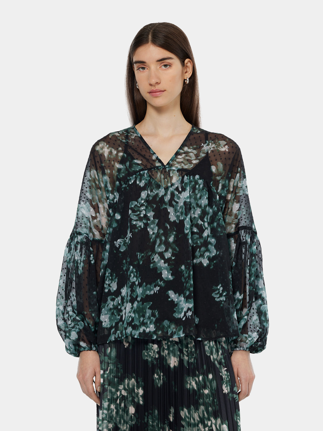 Printed fil coupe top - Scotch & Soda AU