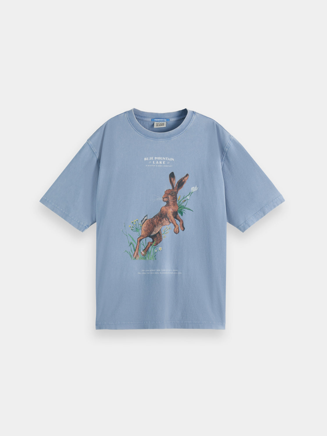 Washed artwork t-shirt - Scotch & Soda AU