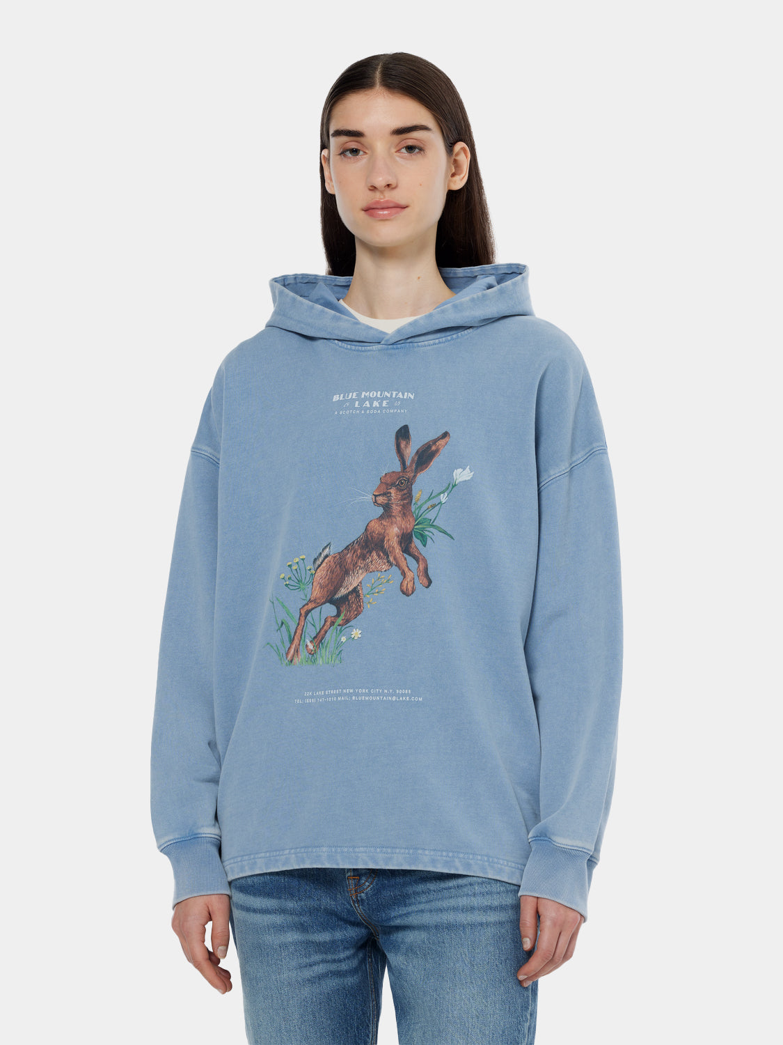 Washed artwork hoodie - Scotch & Soda AU