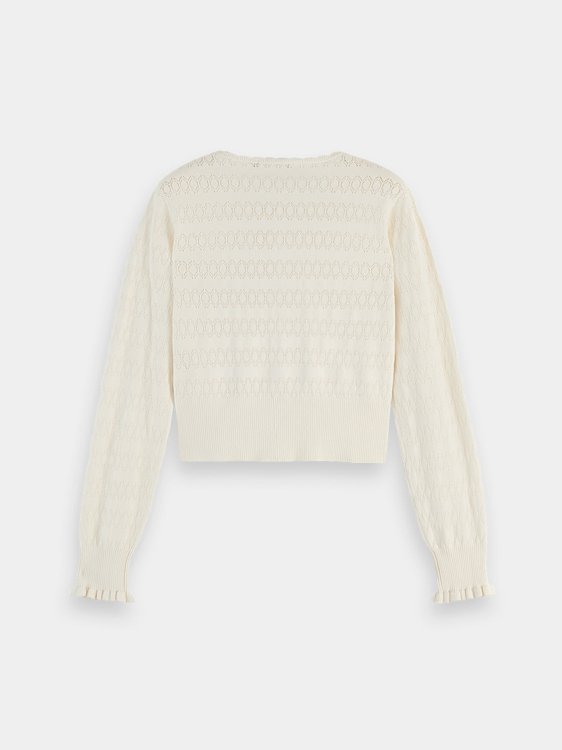 Pointelle stitch cardigan - Scotch & Soda AU
