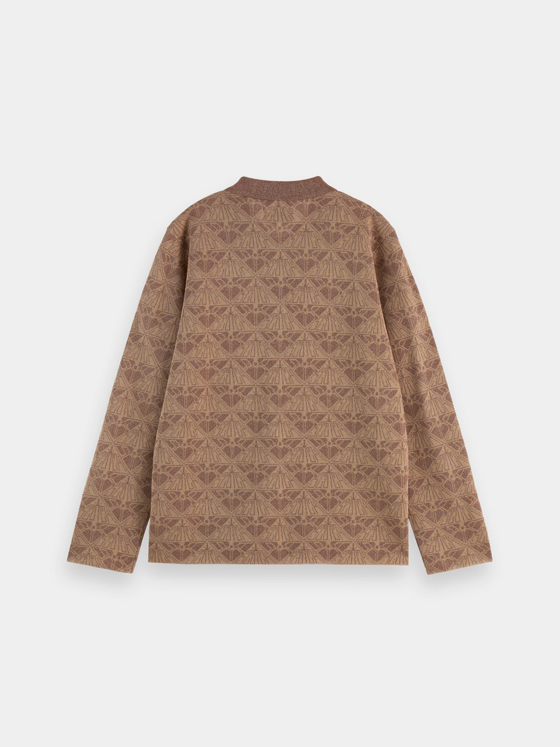 Monogram jacquard jacket - Scotch & Soda AU