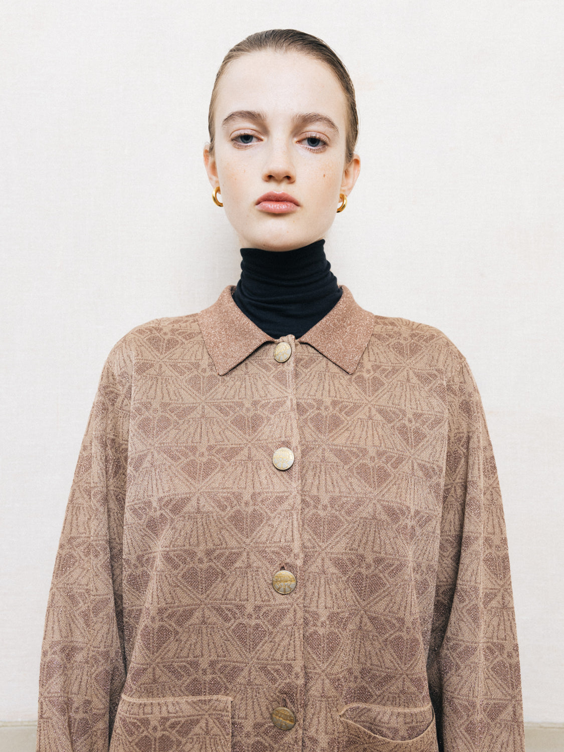 Monogram jacquard jacket - Scotch & Soda AU