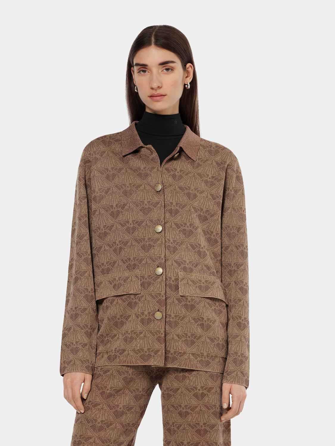 Monogram jacquard jacket - Scotch & Soda AU