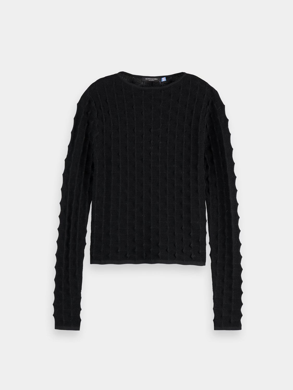 Textured pullover