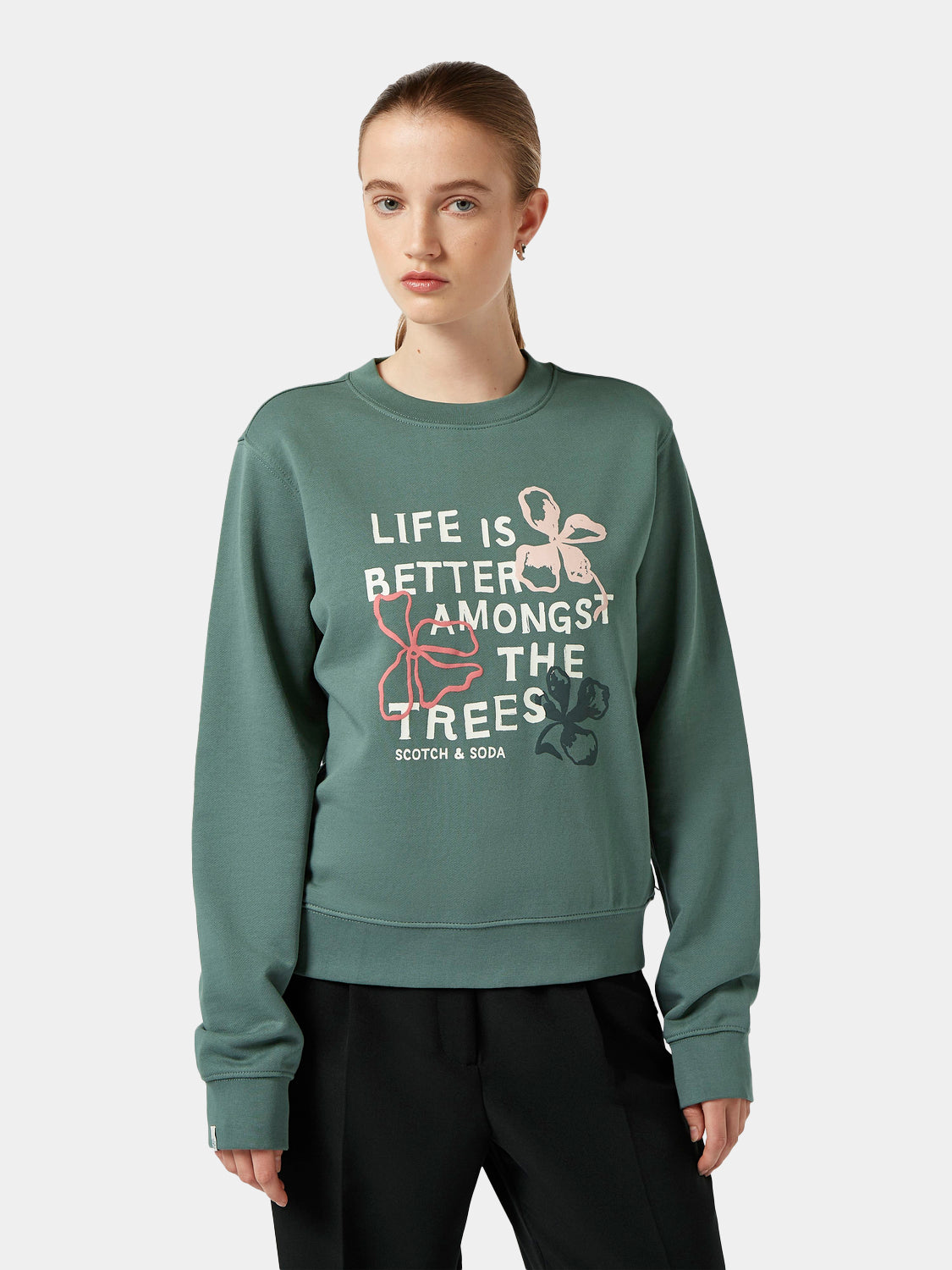 Puff artwork sweatshirt - Scotch & Soda AU