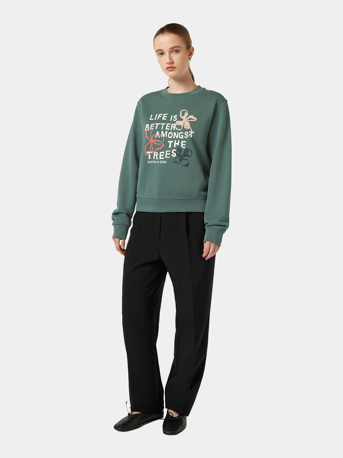 Puff artwork sweatshirt - Scotch & Soda AU