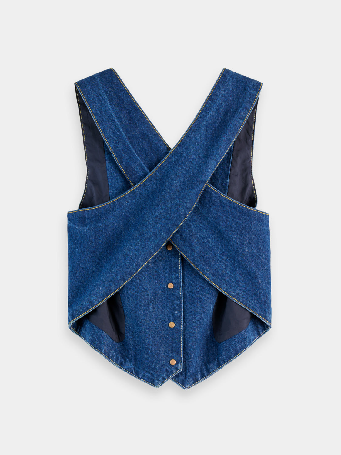 Fitted denim waistcoat - Scotch & Soda AU