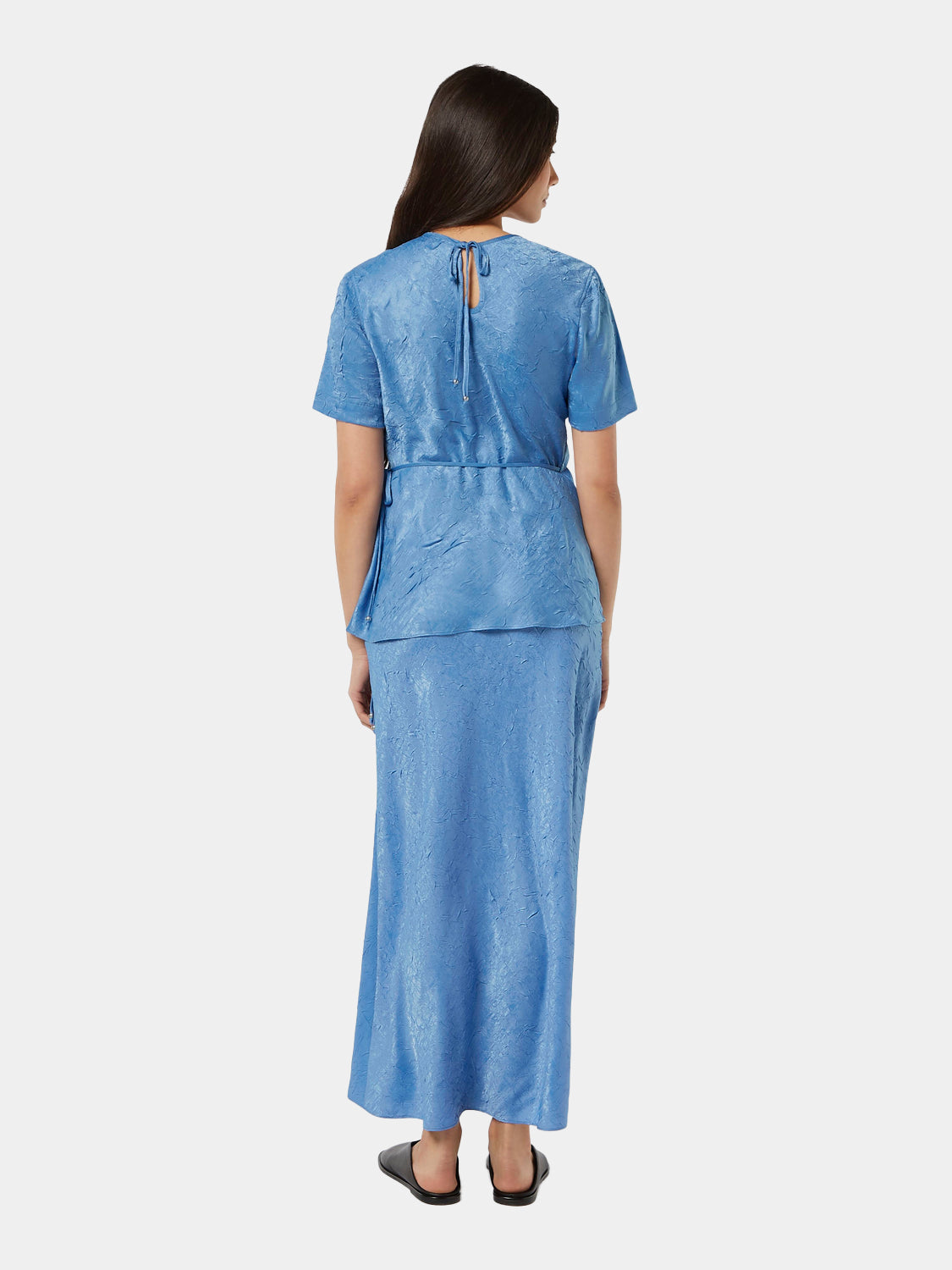 Crushed satin wrap top - Scotch & Soda AU