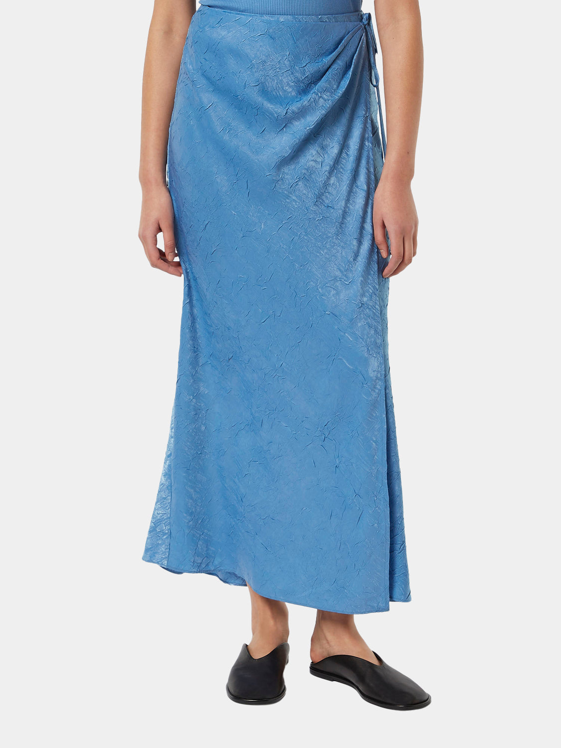 Crushed satin skirt - Scotch & Soda AU