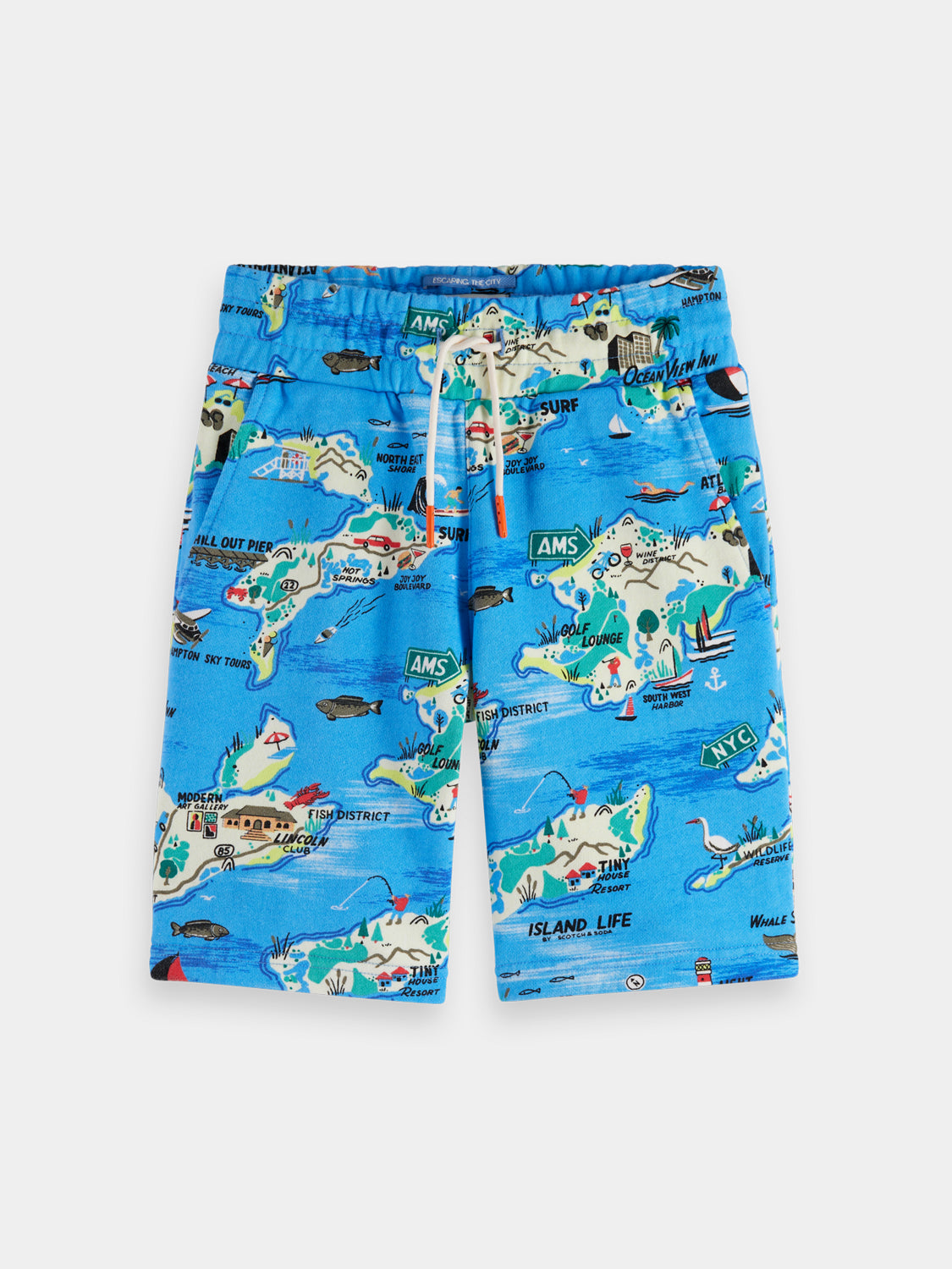Kids - Printed sweatshorts - Scotch & Soda AU