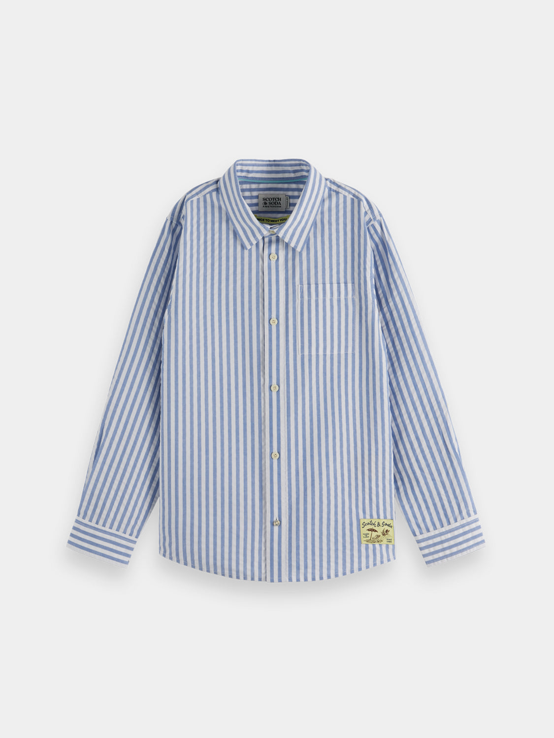 Kids - Seersucker shirt - Scotch & Soda AU