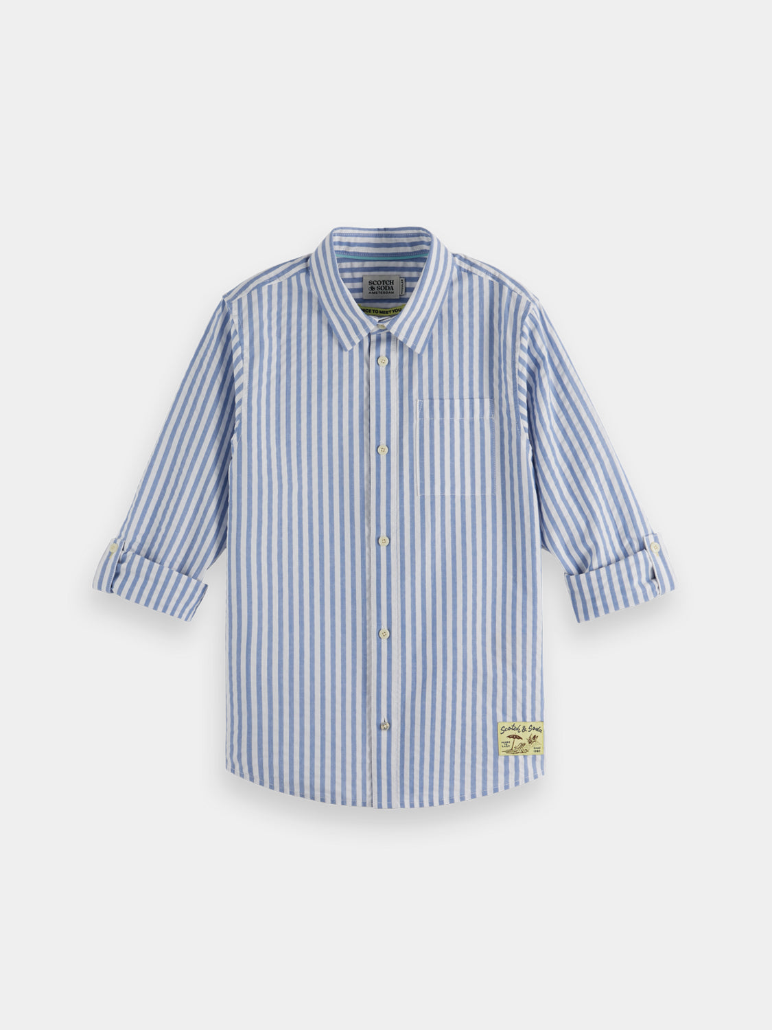 Kids - Seersucker shirt - Scotch & Soda AU