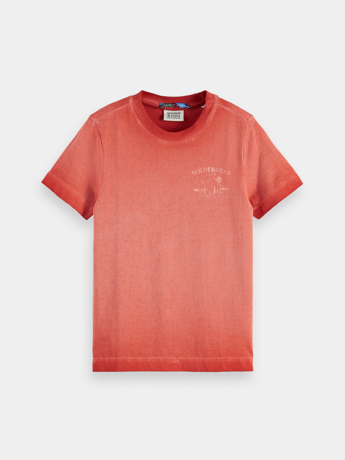 Kids - Garment-dyed t-shirt - Scotch & Soda AU