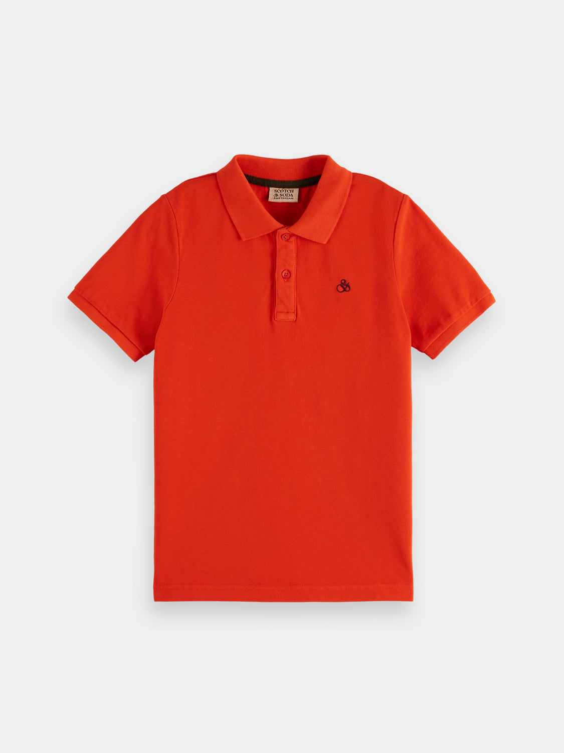 Kids - Garment-dyed pique polo - Scotch & Soda AU