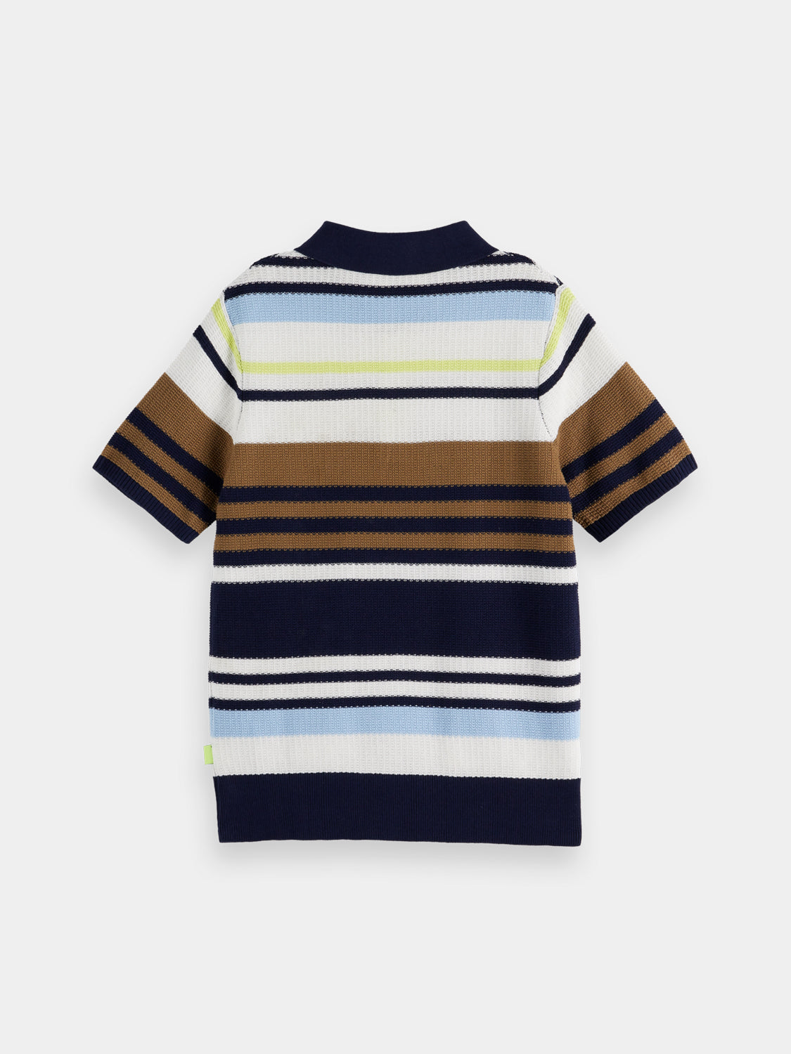 Kids - Structured knitted polo - Scotch & Soda AU