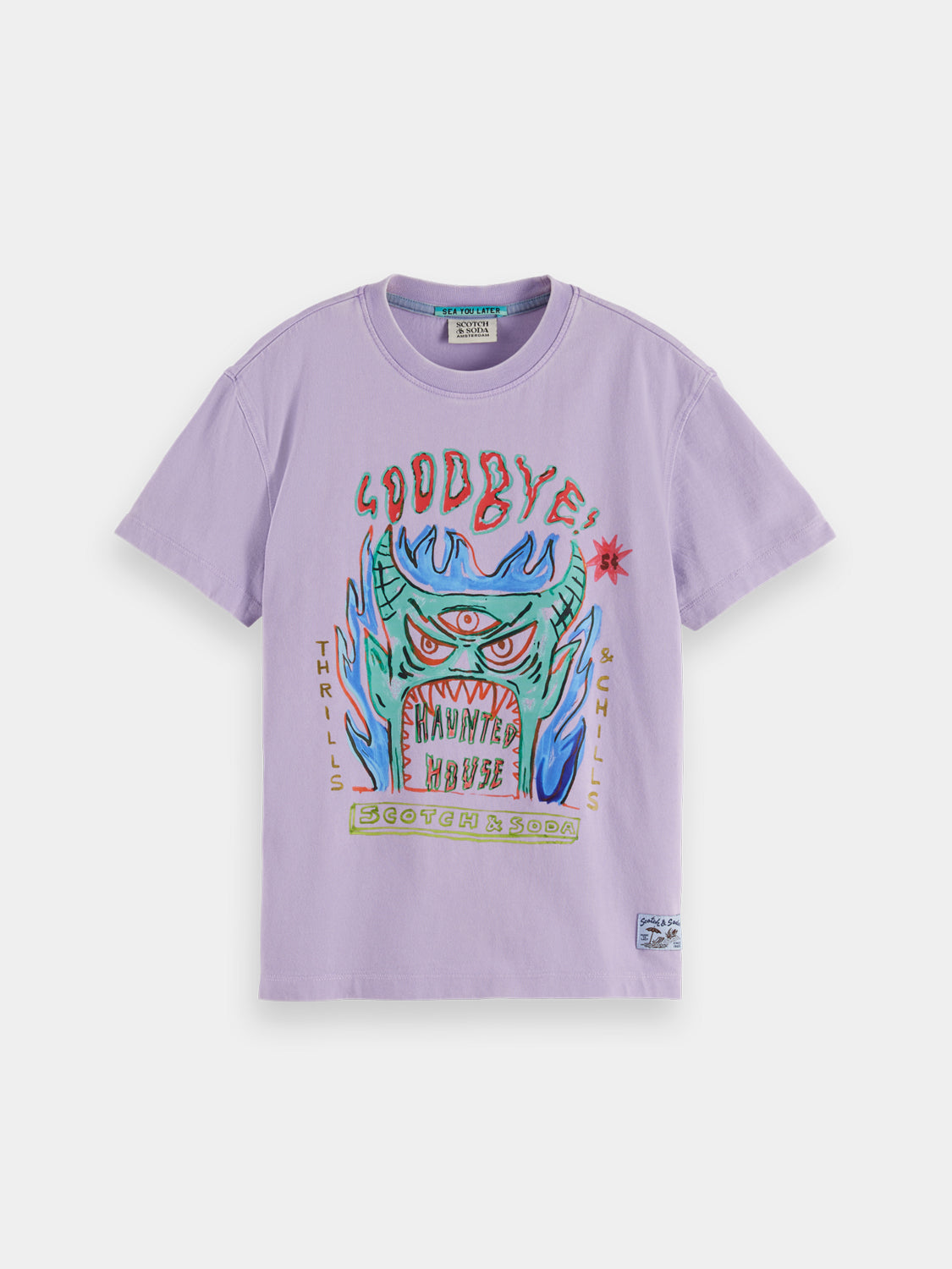Kids - Skate-fit artwork t-shirt - Scotch & Soda AU
