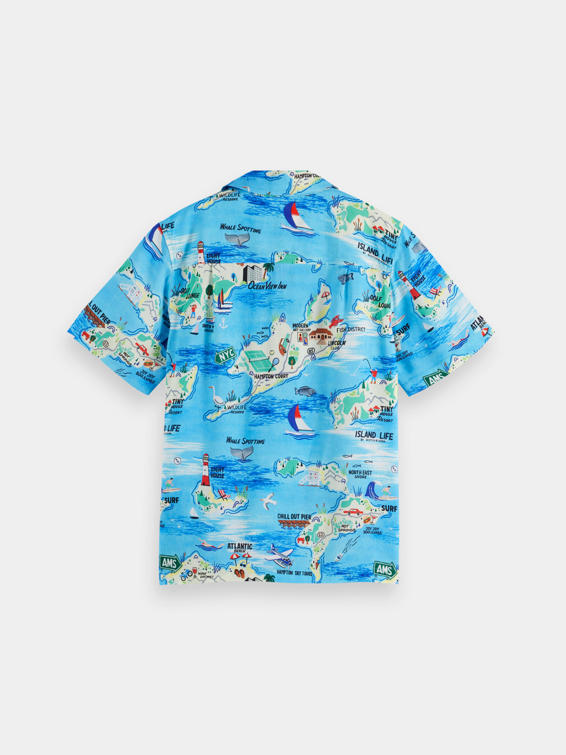 Kids - Printed viscose shirt - Scotch & Soda AU