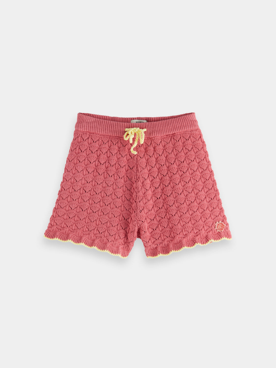 Kids - Scalloped knitted shorts - Scotch & Soda AU