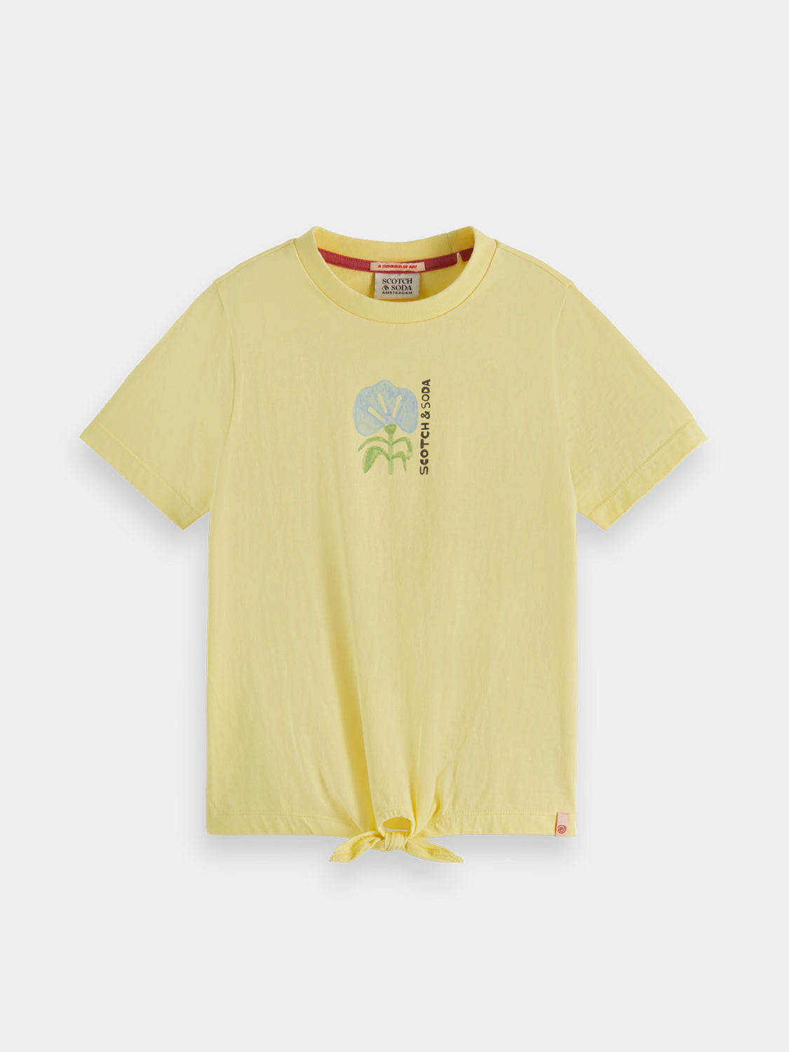Kids - Knotted t-shirt - Scotch & Soda AU