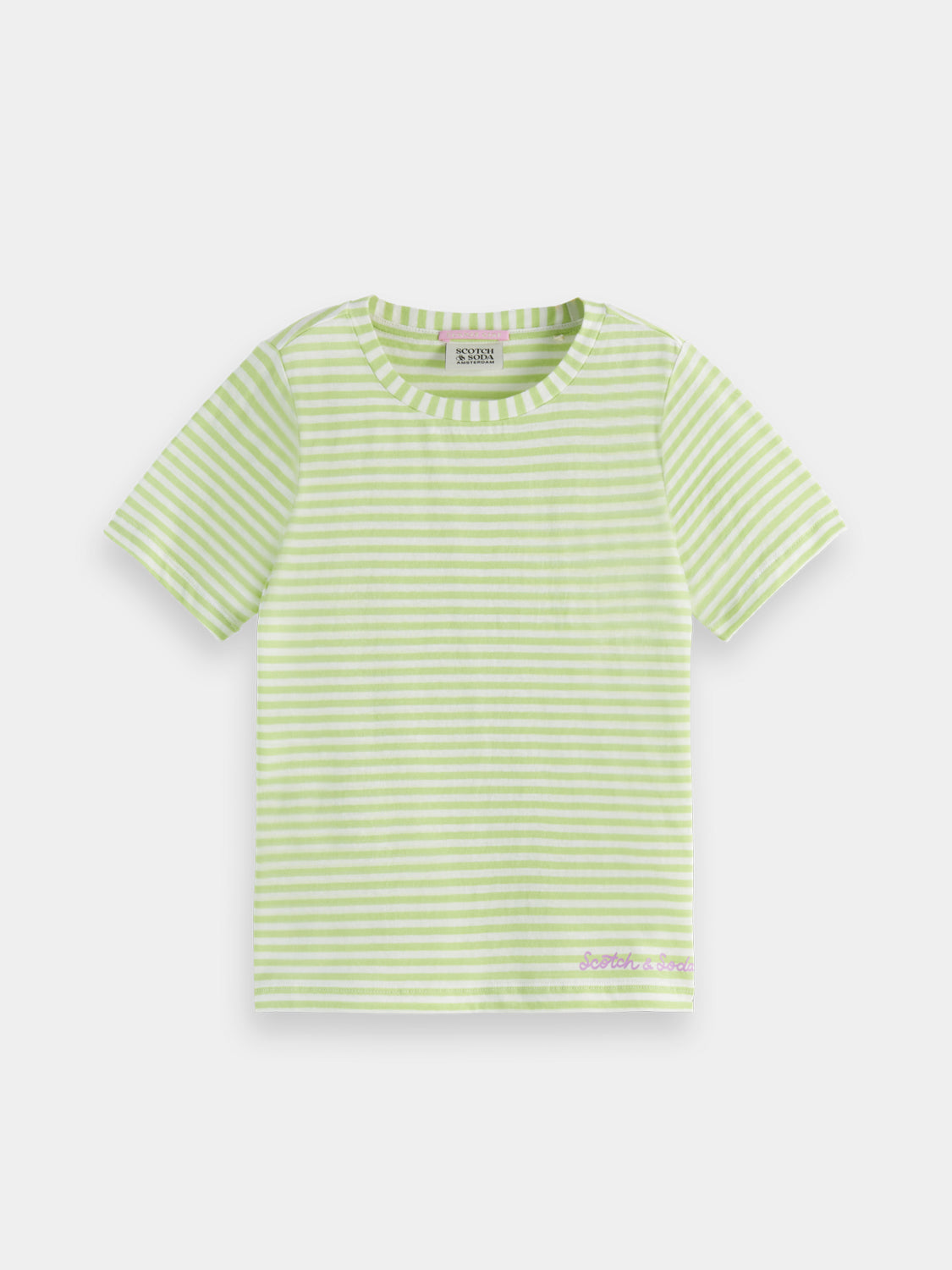 Kids - Yarn-dyed t-shirt - Scotch & Soda AU